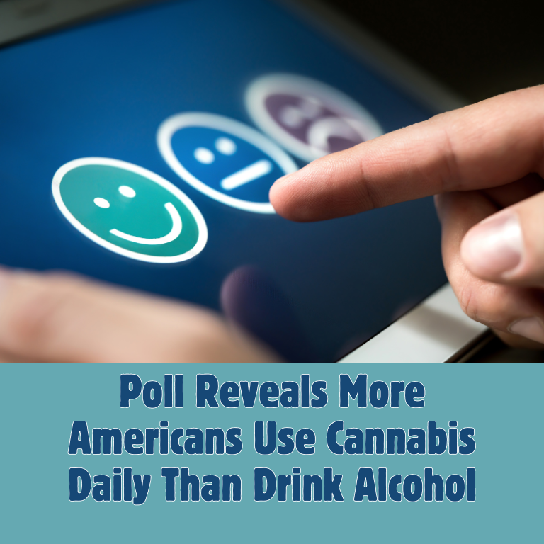 Poll Reveals More Americans Use Cannabis Daily Than Drink Alcohol