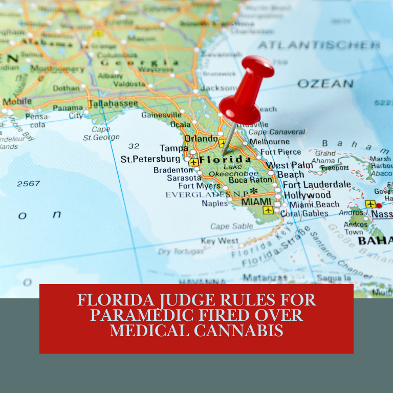 Florida Judge Rules for Paramedic Fired Over Medical Cannabis Florida Judge Rules for Paramedic Fired Over Medical Cannabis