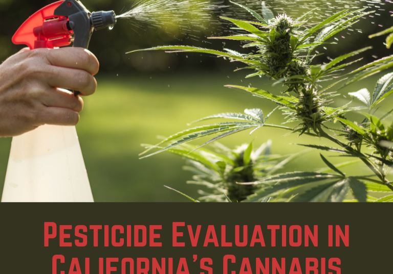 Pesticide Evaluation in California's Cannabis Products