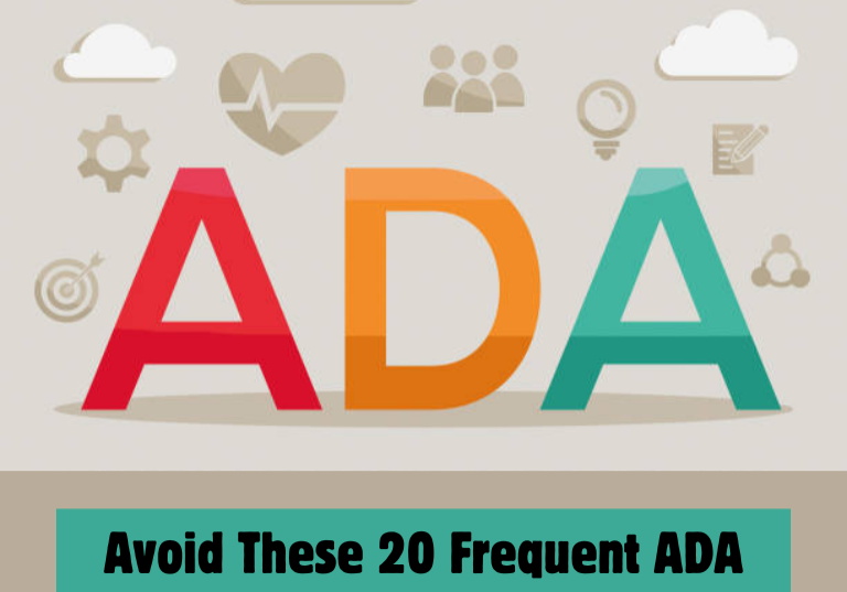 How to Avoid 20 Common ADA Compliance Pitfalls