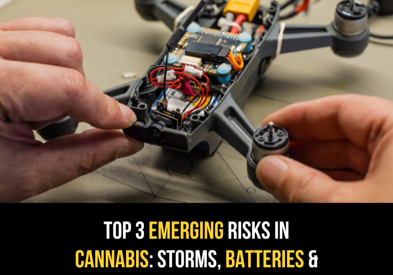 Top Emerging Risks in Cannabis: Storms, Batteries & Drones