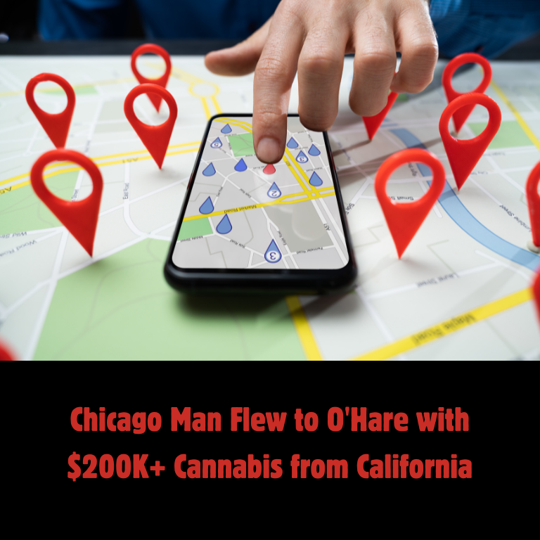 Chicago Man Flew to O'Hare with $200K+ Cannabis from California