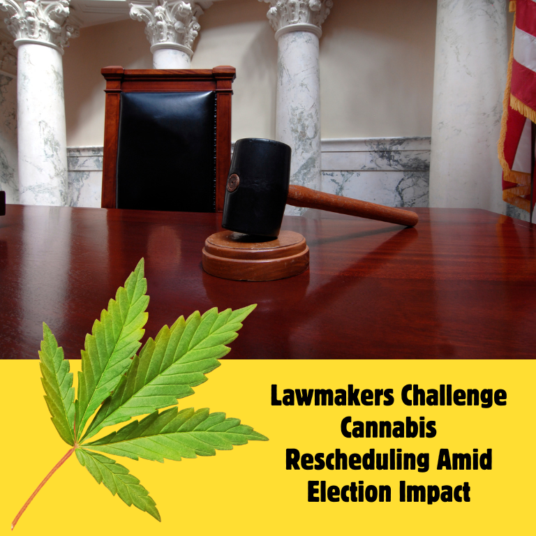 Lawmakers Challenge Cannabis Rescheduling Amid Election Impact